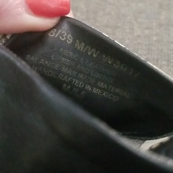 ✨ Born Leather / Floral Wedge Espadrilles Sa… - Picture 12 of 12